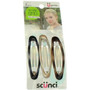 Oval Hair Clips-No Slip No Damage, Asst, 3 Ct - 1 Pkg