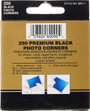 Photo Mount Corners, Black - 1 Pkg