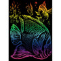 Engrave Art-Tropical Fish, Rainbow - 8\"x10\"