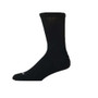 Diabetic Bamboo Crew Sock, Black - 2 pkgs