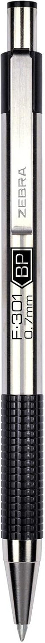 F-301 Retractable Pen, Black, Fine - 1 Pkg