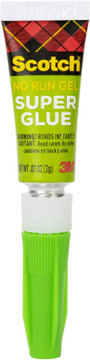 Super Glue Gel, .07 oz - 1 Pkg