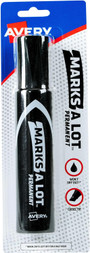 Marks-A-Lot Jumbo Marker, Black - 1 Pkg