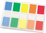 Post It Flags, Assorted, .5\" - 1 Pkg