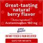 Little Remedies Infant Fever + Pain Reliever Natural Berry Flavor - 2 oz
