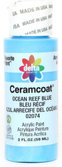 Ceramcoat Acrylic Paint, Ocean Reef Blue, 2 oz - 1 Pkg