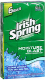 Irish Spring Deodorant Soap Bars Moisture Blast - 6 ea