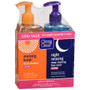 Clean & Clear Morning Burst Facial Cleanser & Night Relaxing Deep Cleaning Face Wash - 16 oz