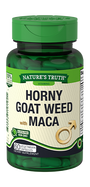 Nature's Truth Horny Goat Weed with Maca Dietary Supplement - 60 Capsules