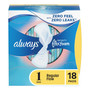 Always Infinity FlexFoam Pads Regular Flow - 18 ct