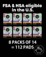 U by Kotex Security Maxi Pads Overnight - 8 pks of 14