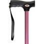 Carex Adjustable Cane, Soft Pink