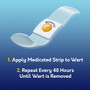 Compound W One Step Invisible Strips Wart Removal - 14 Strips