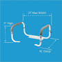 Carex Toilet Support Rail