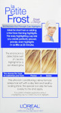 L'Oreal La Petite Frost Hi-Precision Pull-Through Cap Highlights H75 Chardonnay