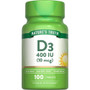 Nature's Truth D3 400 IU Vitamin Supplement - 100 Tablets