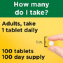 Nature Made Vitamin D3 1000 I.U. - 100 Tablets