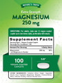 Nature's Truth Magnesium 250 mg Dietary Supplement - 100 Coated Caplets