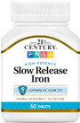 21st Century Slow Release Iron Tablets - 60 ct