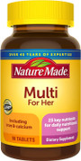 Nature Made Multi for Her Vitamin/Mineral - 90 Tablets