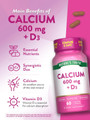 Nature's Truth Calcium 600 mg + D3 - 60 Coated Caplets