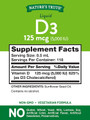Nature's Truth D3 5000 IU Fast Acting Vitamin Supplement Liquid - 2 oz