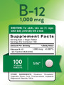 Nature's Truth B-12 1000 mcg - 100 Tablets