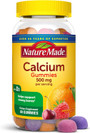 Nature Made Calcium Adult Gummies Cherry, Orange & Strawberry - 80 ct