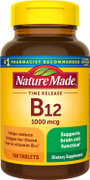Nature Made B-12 1000 mcg, Timed Release - 160 Tablets