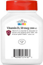 21st Century D3-2000 IU Softgels  250 ct