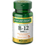 Nature's Bounty B-12 5000 mcg Supplement Quick Dissolve Natural Cherry Flavor - 40 Tablets