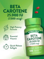 Nature's Truth Beta Carotene 25,000 IU Vitamin Supplement - 100 Softgels