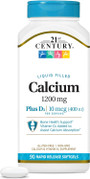 21st Century Calcium 600 + D Liquid Filled Softgels - 90 ct