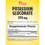 Sundance Vitamins Potassium Gluconate 595 mg 100 Caplets