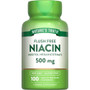 Nature's Truth Flush Free Niacin Inositol Hexanicotinate 500 mg Quick Release Capsules- 100 ct
