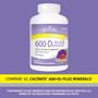 21st Century 600+D3 plus Minerals Calcium Chewables Fruit Punch - 75 ct
