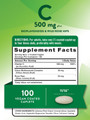 Nature's Truth C 500 mg Plus Bioflavonoids & Wild Rose Hips Vitamin Supplement - 100 Caplets