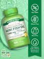 Nature's Truth Vitamins Mini Fish Oil 1300 mg Premium Strength Natural Lemon Flavor - 100 Softgels