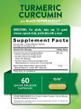 Nature's Truth Turmeric Curcumin Complex 500 mg plus Black Pepper Extract Quick Release Capsules - 60 ct