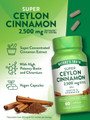 Nature's Truth Super Cinnamon plus Biotin & Chromium Quick Release Capsules - 60 ct