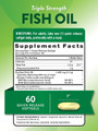 Nature's Truth Fish Oil 1360 mg Dietary Supplement - 60 Softgels