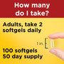Nature Made Fish Oil 1200 mg Softgels - 100ct