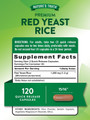 Nature's Truth Red Yeast Rice 600 mg Quick Release Capsules - 120 ct