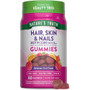 Nature's Truth Hair, Skin & Nails Gummies 2500 mcg Biotin Fruit Flavor - 80 ct