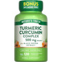 Nature's Truth Turmeric Curcumin Complex 500 mg Plus Black Pepper Extract - 120 Quick Release Capsules