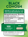 Nature's Truth Concentrated Extract Black Cohosh 540 mg Herbal Supplement - 100 Quick Release Capsules