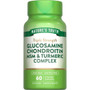 Nature's Truth Triple Strength Glucosamine Chondroitin MSM Complex Dietary Supplement - 60 Coated Caplets