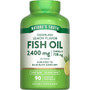 Nature's Truth Odorless Lemon Flavor Fish Oil 1200 mg 360 mg Omega-3 Softgels - 90 ct