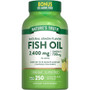Nature's Truth Natural Lemon Flavor Fish Oil 1200 mg Quick Release Softgels - 250 Softgels