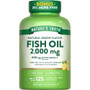 Nature's Truth Natural Lemon Flavor Fish Oil 1000 mg Quick Release Softgels - 125 ct
